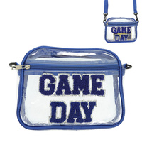 GAME DAY TRANSPARENT CROSSBODY BAG